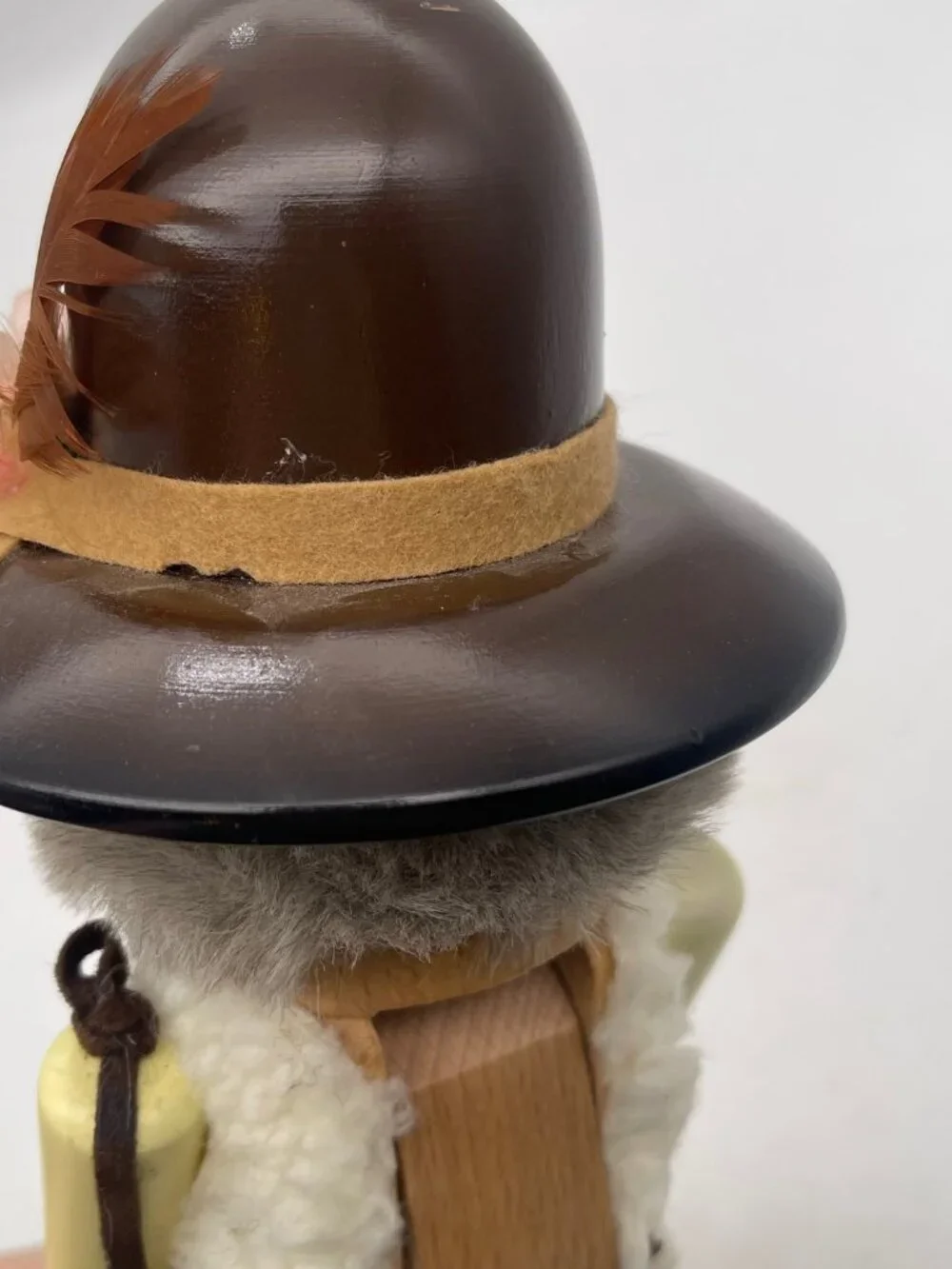 Steinbach Volkskunst Piccolo Shafer Sheep Herder Wood Nutcracker West Germany